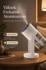 Hava Nemlendiricisi Buhar Makinesi Işıklı Yıldız Projektör Humidifier CL28S Beyaz