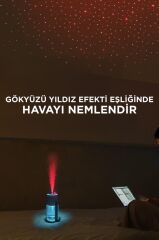 Hava Nemlendiricisi Buhar Makinesi Işıklı Yıldız Projektör Humidifier CL28S Beyaz