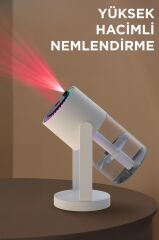 Hava Nemlendiricisi Buhar Makinesi Işıklı Yıldız Projektör Humidifier CL28S Beyaz