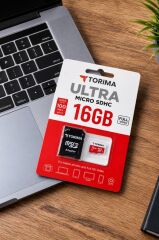 Torima 16 GB Micro Sd Kart Hafıza Kartı 100MB/s Adaptör Dahil