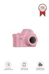 Dijital Fotoğraf Makineleri Video Mini Kamera 2K Video 128GB Destekli CMR42 Pembe
