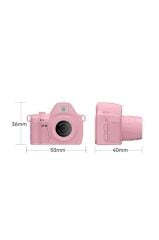 Dijital Fotoğraf Makineleri Video Mini Kamera 2K Video 128GB Destekli CMR42 Pembe