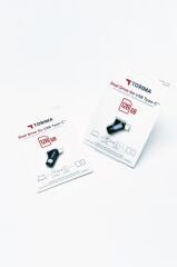 USB Flash Bellek Type C OTG Çift Sürücülü 128GB Siyah