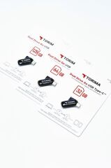 USB Flash Bellek Type C OTG Çift Sürücülü 128GB Siyah