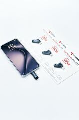 USB Flash Bellek Type C OTG Çift Sürücülü 128GB Siyah
