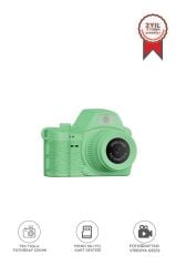 Dijital Fotoğraf Makineleri Video Mini Kamera 2K Video 128GB Destekli CMR42 Yeşil