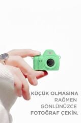 Dijital Fotoğraf Makineleri Video Mini Kamera 2K Video 128GB Destekli CMR42 Yeşil