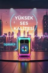 RGB Işıklı Bluetooth Hoparlör USB TF FM 12W Taşınabilir KTS-2452 Siyah