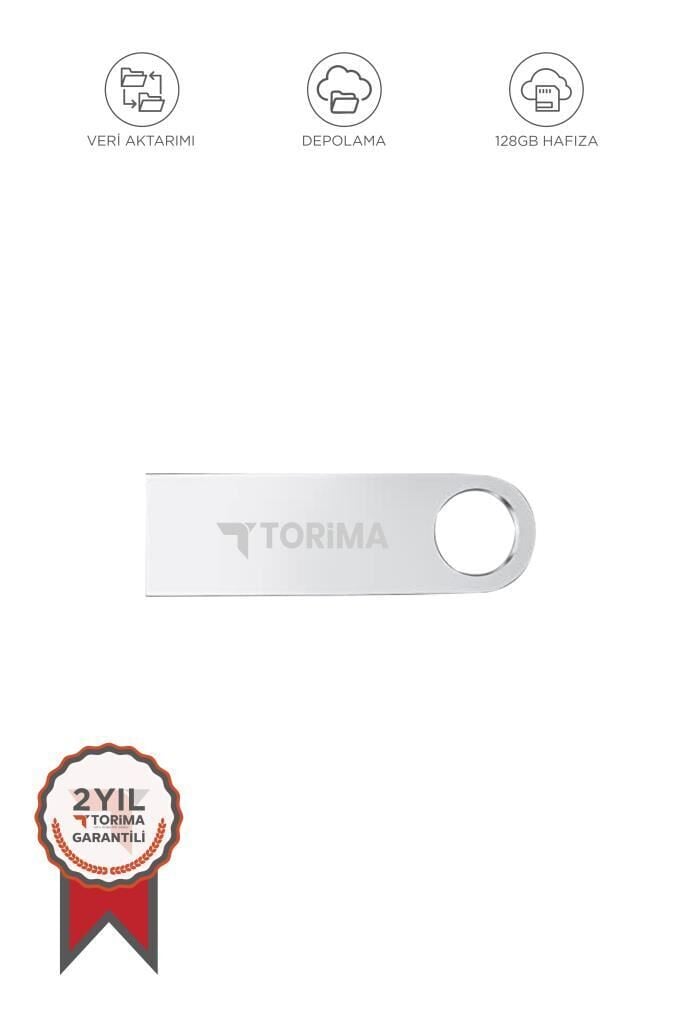 USB Flash Bellek 128GB Metal USB 3.0 Yüksek Hızlı