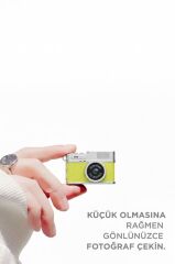 Dijital Fotoğraf Makineleri Video Kamera Mini Anahtarlık 1080P CMR35 Sarı