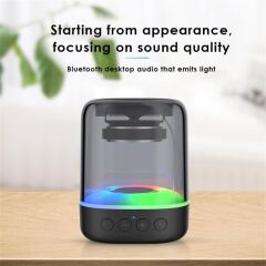 Torima D09 Taşınabilir Rgb Ledli Bluetooth Hoparlör Usb-Tf-Aux Siyah