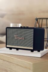Torima D35 Siyah Nostalji Kablosuz Bluetooth Hoparlör