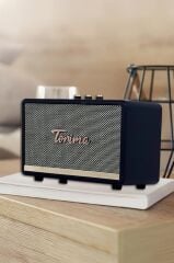 Torima D35 Siyah Nostalji Kablosuz Bluetooth Hoparlör