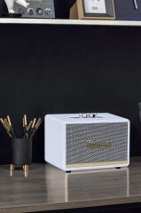 Bluetooth Hoparlör Nostaljik Kablosuz Speaker D35 Beyaz