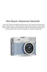 Dijital Fotoğraf Makineleri Video Kamera Mini Anahtarlık 1080P CMR35 Mavi