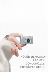 Mini Dijital Kamera Selfie Video Vlog Kamerası Mini Anahtarlık 1080P CMR35 Mavi