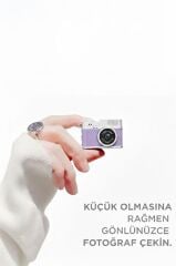 Dijital Fotoğraf Makineleri Video Kamera Mini Anahtarlık 1080P CMR35 Mor