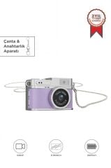 Dijital Fotoğraf Makineleri Video Kamera Mini Anahtarlık 1080P CMR35 Mor