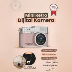 Mini Dijital Kamera Selfie Video Vlog Kamerası Mini Anahtarlık 1080P CMR35 Pudra