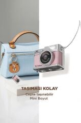 Mini Dijital Kamera Selfie Video Vlog Kamerası Mini Anahtarlık 1080P CMR35 Pudra