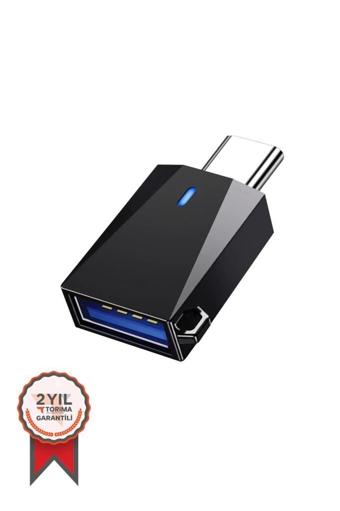 Torima YD-70 Siyah USB To Type-C Mini Telefon Çevirici Adaptör