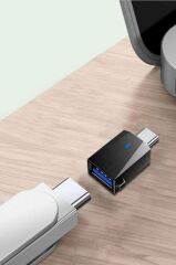 Torima YD-70 Siyah USB To Type-C Mini Telefon Çevirici Adaptör