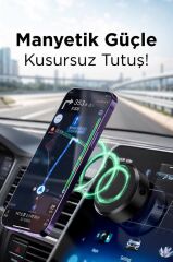 Telefon Tutucu Çift Taraflı Manyetik Adsorpsiyon Vakumlu Kompakt Ev Ofis Oto Aksesuarları X8Q Siyah