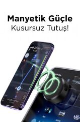 Telefon Tutucu Çift Taraflı Manyetik Adsorpsiyon Vakumlu Kompakt Ev Ofis Oto Aksesuarları X8Q Siyah