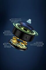 Telefon Tutucu Manyetik Adsorpsiyon Vakumlu Kompakt Ev Ofis Oto Aksesuarları X10Q Siyah