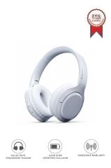 Bluetooth Kulaklık Kulak Üstü Kablosuz Kulaklık Lenovo TH53 Beyaz