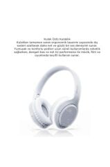 Bluetooth Kulaklık Kulak Üstü Kablosuz Kulaklık Lenovo TH53 Beyaz