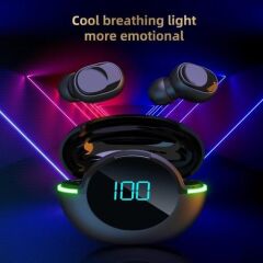 Bluetooth Kulaklık Kulak İçi Tws Kablosuz Kulaklık Y80 Siyah