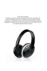 Bluetooth Kulaklık Kulak Üstü Kablosuz Kulaklık Lenovo TH53 Siyah