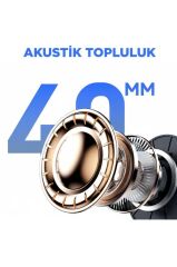 Bluetooth Kulaklık Kulak Üstü Kablosuz Kulaklık Lenovo TH53 Bej