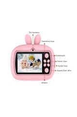 Dijital Fotoğraf Makineleri Çocuk Termal Resim Kağıt Baskılı Yazıcı Kamera Video Makinesi CMR18 Pembe
