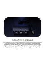 Araç Şarj Cihazı Üçlü Led Soketli 120W Çakmaklık Girişli Şarj Aleti G24 Siyah