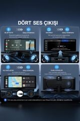 Araç Kamerası Ön Arka Wifi Bluetooth 4K Carplay T94c41