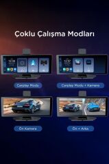 Araç Kamerası Ön Arka Wifi Bluetooth 4K Carplay T94c41
