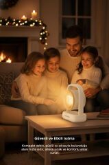 Mini Isıtıcı Fan Taşınabilir Sessiz Hızlı Isıtma 500W Kompakt Isıtıcı Torima HT100 Bej