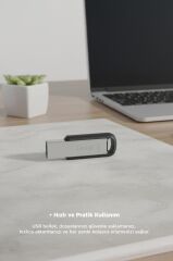 Lexar Metal USB 3.2 Gen1 Flash Bellek 150 MB/s – 256 GB M400