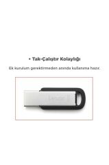 Lexar Metal USB 3.2 Gen1 Flash Bellek 150 MB/s – 128 GB M400