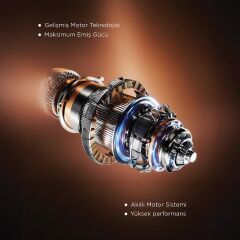 Kablosuz Katlanabilir Hafif UV Işıklı Dikey Şarjlı Süpürge 300W 21KPa Torima CSVC-100 Beyaz