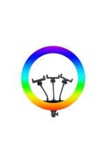 Torima MJ36 Beyaz 2.1 M Saplı 14 inç Işıklı Selfie Çubuğu Youtuber Makyaj Işığı