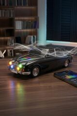 Bluetooth Hoparlör Retro Araba Tasarımlı Speaker WS-596 Siyah