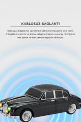 Bluetooth Hoparlör Retro Araba Tasarımlı Speaker WS-596 Siyah