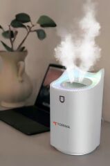 Torima H7 Beyaz 3000ml Ultrasonik Renkli Hava Nemlendirici Buhar Makinesi Ve Aroma Difüzörü