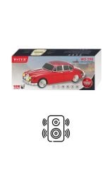 Bluetooth Hoparlör Retro Araba Tasarımlı Speaker WS-596 Gümüş