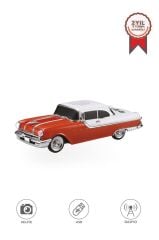 Bluetooth Hoparlör Retro Klasik Araba Tasarımlı 10W FM USB Selfie Speaker D87 Turuncu