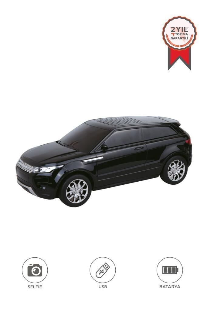 Bluetooth Hoparlör Suv Araba Tasarımlı 16W FM USB Selfie Speaker D88 Siyah
