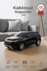 Bluetooth Hoparlör Suv Araba Tasarımlı 16W FM USB Selfie Speaker D88 Siyah